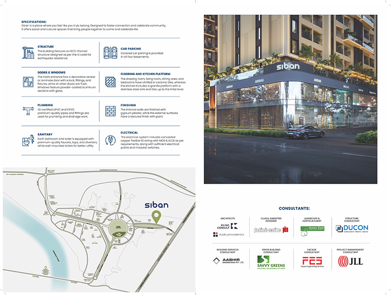 Connectivity advantages at Siban Gift City